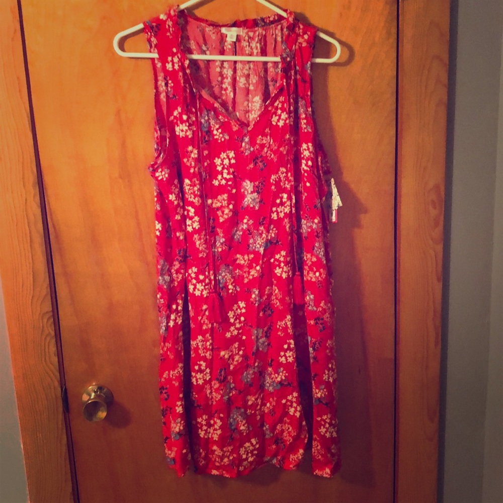 Red Floral Dress☀️☀️3/$25